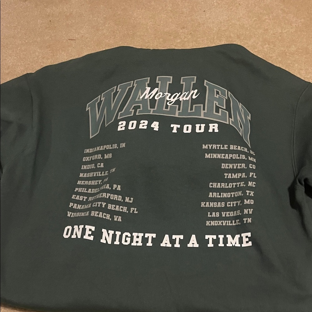 Dark Green Hoodie - Men's Sweater - Picture 3 of 3